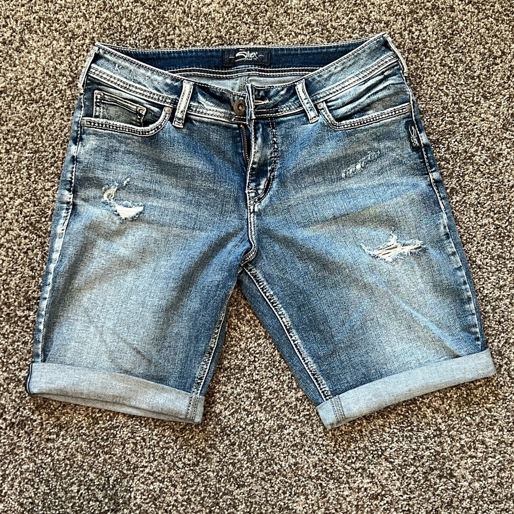 Stylish Blue Denim Shorts